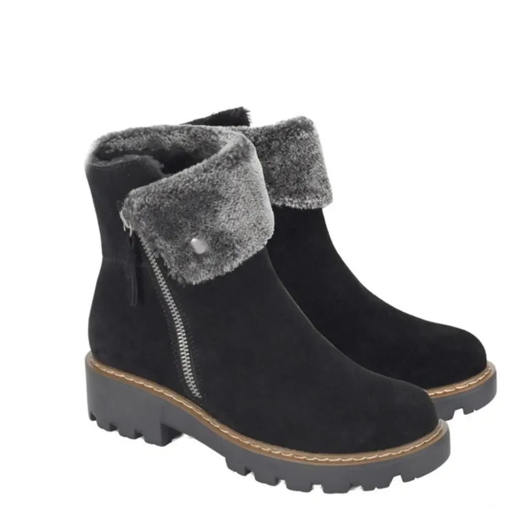 New Baretraps Wyoming Water Resistant Boot Faux Shearling 6.5M